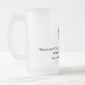 ブリストル湾を小石のビールのジョッキ保護しないで下さい フロストグラスビールジョッキ (左)