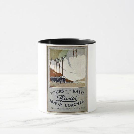 ブリストル著Bathからの旅行 マグカップ (中央)