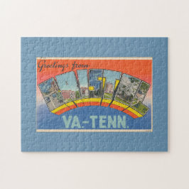 ブリストル・ポストカードからのヴィンテージ ジグソーパズル