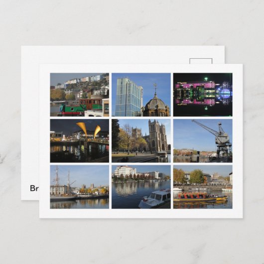ブリストル ポストカード (正面/裏面)