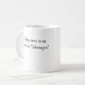 ブリストル-幸福は採用されたシュナウツァーです! マグ (正面左)