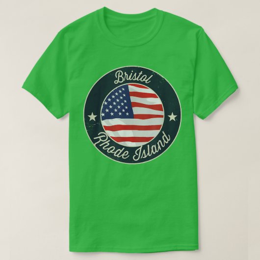 ブリストル – 愛国ロードアイランド記念Tシャツ Tシャツ (デザイン正面)