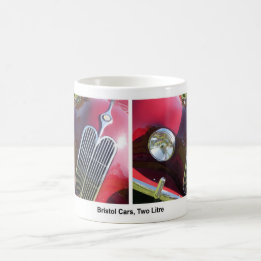 ブリストル、2リットル、ヴィンテージカー。 コーヒーマグカップ