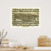 ブリストル， RIパノラママップ – 1891 ポスター (キッチン)