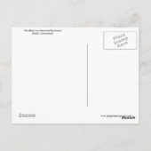 ブリストルCTメモリアル・ブールバードのベンチ ポストカード (裏面)