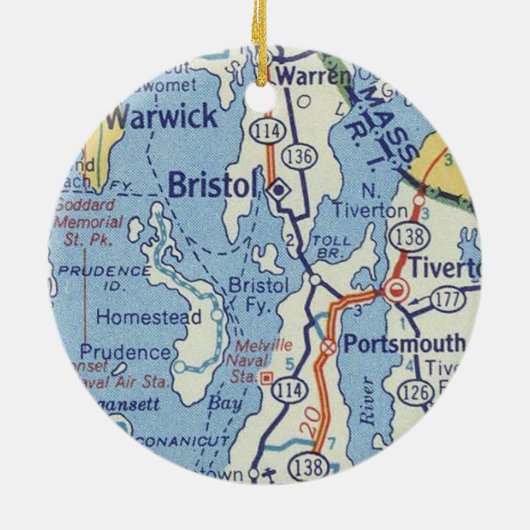 ブリストルRIヴィンテージマップ セラミックオーナメント (裏面)