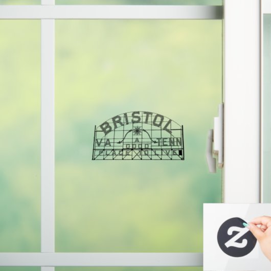 ブリストルVA TNスローガンの看板ウィンドウの固定 ウィンドウサイン (ホーム)