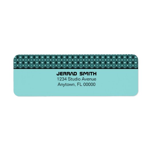 ブリスフルシック差出人住所ラベル ラベル (正面)