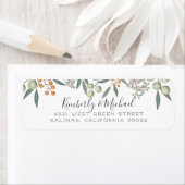 ブリスフルバウンティボ結婚タニカル差出人住所 ラベル (インサイチュ)