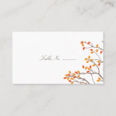 ブリスフルブランチゲストテーブルエスコートカード プレイスカード (正面)