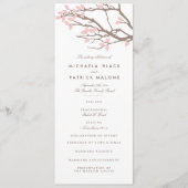 ブリスフルブランチ結婚式 プログラム (正面)
