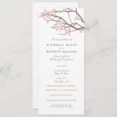 ブリスフルブランチ結婚式 プログラム (正面/裏面)