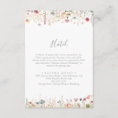 ブリスプルーボホカラフルワイルドフラワーホテル エンクロージャーカード (正面)