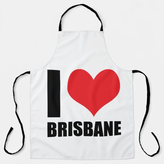 ブリスベンが大好き エプロン (正面)