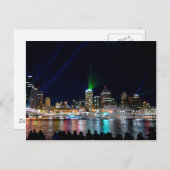 ブリスベンのスカイライン ポストカード (正面/裏面)