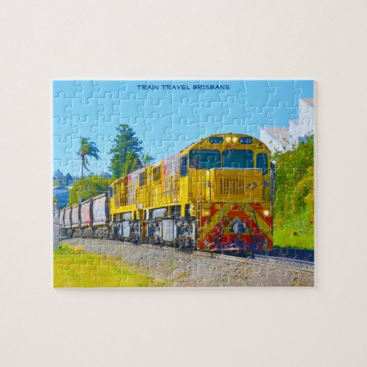 ブリスベンの鉄道旅行 ジグソーパズル (横)