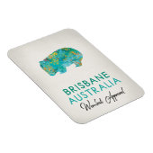 ブリスベンオーストラリアウォンバット マグネット (右側)