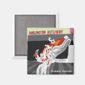 ブリスベンチャイナタウンマグネット マグネット (正面/裏面)