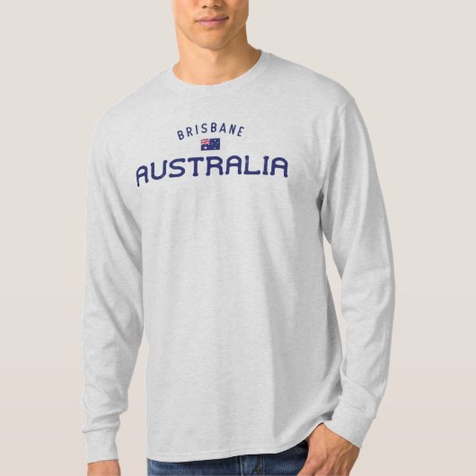 ブリスベン動揺してオーストラリア Tシャツ (正面)
