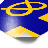 ブリスベン国旗のオーストラリアの記号 フォトプリント            (角)