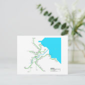 ブリスベン地下鉄 ポストカード (スタンド正面)