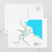 ブリスベン地下鉄 ポストカード (正面/裏面)