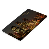 ブリスベン市、ナイトスカイライン、オストラリア – マグネット (左側)