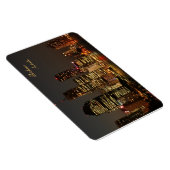 ブリスベン市、ナイトスカイライン、オストラリア – マグネット (右側)