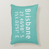 ブリスベン緯度経度 アクセントクッション (正面(垂直))