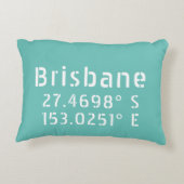 ブリスベン緯度経度 アクセントクッション (裏面)