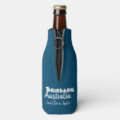 ブリスベン・オーストラリア今日！オーストラリアの精霊 ボトルクーラー (ボトル裏面)