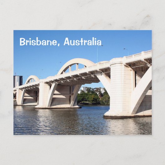 ブリスベン、オーストラリア:ウィリアムすてきブリッジ シーズンポストカード (正面)