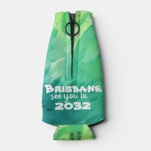 ブリスベン・オーストラリア， 2032, Kangaroo, Aussie Spirit ボトルクーラー (裏面)
