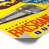 ブリスベン&ケアンズヴィンテージトラベル ポスター (角)