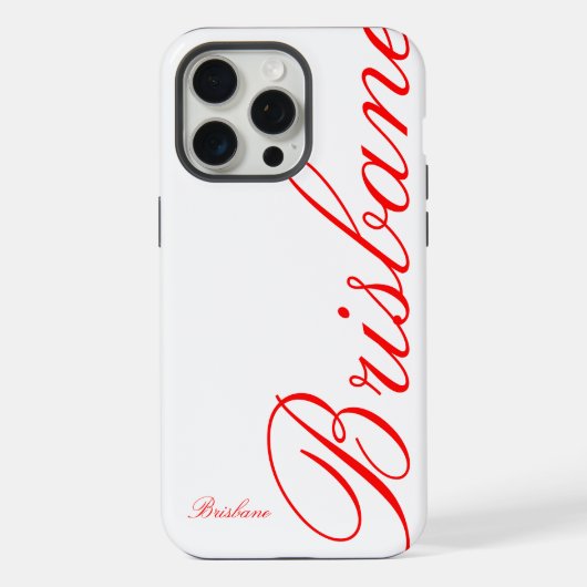 ブリスベン - 美しいiPhoneケース iPhoneケース (裏面)