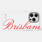 ブリスベン - 美しいiPhoneケース iPhoneケース (裏面横)