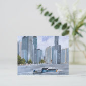 ブリスベン、QLD、オーストラリア、はがき ポストカード (スタンド正面)