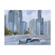 ブリスベン、QLD、オーストラリア、はがき