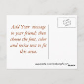 ブリスポストカカスタマイズー ポストカード (裏面)