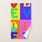 ブリスモダン：ラブエレガンス バスタオルセット (ハンドタオル)