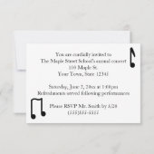 ブリスルズ音符 招待状 (裏面)