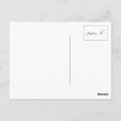 ブリス公園 – シルバー春からの挨拶! ポストカード (裏面)