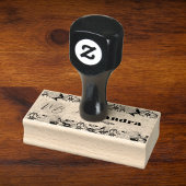 ブリス地中海のスモダンビジパーソナライズされたネス ラバースタンプ