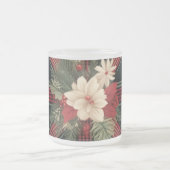 「ブリス市松模様にス・グラス・マグ」 フロストグラスマグカップ (中央)