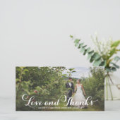 ブリス結婚ス | お結婚礼フォトカード サンキューカード (スタンド正面)