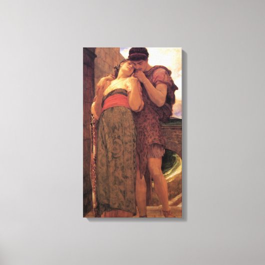 ブリス結婚ス（Frederic Leightonによる） キャンバスプリント (正面)