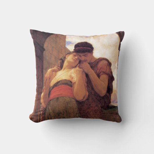 ブリス結婚ス（Frederic Leightonによる） クッション (正面)