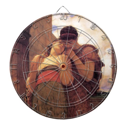 ブリス結婚ス（Frederic Leightonによる） ダーツボード (正面)