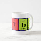 ブリタニの定期的なテーブル名mag コーヒーマグカップ (正面右)