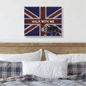 ブリタニア・シリーズ：ブルドッグフランスのフランソワ キャンバスプリント (インサイチュ (寝室))